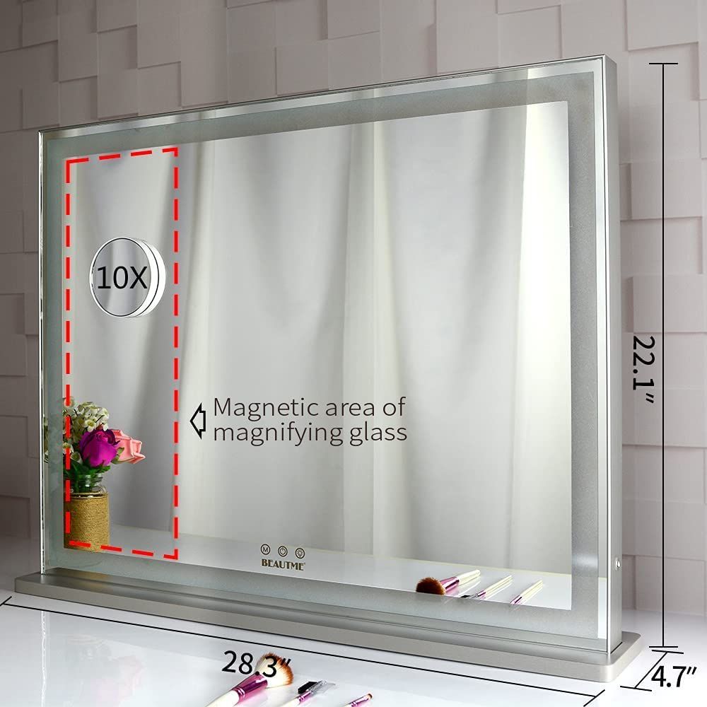 Beauty Salon Mirror with LED Backlit Lights Hollywood Makeup Mirror